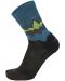 Чорапи Mico - Light Weight Extra Dry Hike , черни/сини - 1t