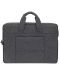Чанта за лаптоп Rivacase - 15.6", сива - 1t