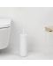 Четка за тоалетна със стойка Brabantia - MindSet, Mineral Fresh White - 6t