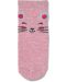 Чорапи с неплъзгащо стъпало Sterntaler - Розово мишле, 17/18 размер, 6-12 м, 2 чифта - 5t