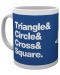 Чаша GB eye Games: PlayStation - Triangle Circle Cross Square - 1t