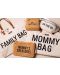 Чанта за принадлежности Childhome - Mommy Bag, Teddy, бяла - 4t
