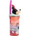 Чаша със сламка и 3D фигура Stor Minnie Mouse - Being More Minnie, 360 ml - 2t