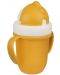 Canpol Чаша с Flip-top сламка Matte Pastels, 210мл., жълта - 2t