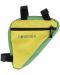 Чанта за велосипед Forever - Outdoor FB-100, за рамка, жълта/зелена - 1t