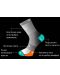 Чорапи Pirin Hill  - Hiking Socks Wolf, размер 39-42, сини - 2t