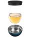 Чаша с термоизолираща основа Asobu - Wine Kuzie, 440 ml, сребриста - 3t
