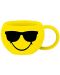 Чаша за еспресо Heathside Humor: Adult - Sunglasses Smiley - 1t