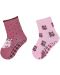 Чорапи с бутончета Sterntaler - С охлюв, розови, 2 чифта, 21/22, 18-24 месеца - 1t