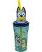 Чаша със сламка и 3D фигура Stor Bluey - 360 ml - 1t