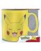 Чаша ABYstyle Games: Pokemon - Pikachu Face, 460 ml - 3t