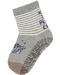 Чорапи с неплъзгащо стъпало Sterntaler - Костенурка, 19/20 размер, 12-18 м, сиви - 1t