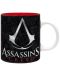 Чаша ABYstyle Games - Assassin's Creed - Crest black & red - 1t