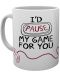 Чаша GB Eye Gaming - Valentines Pause, 300 ml - 1t