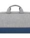 Чанта за лаптоп Rivacase - 7532, 15.6", сива/синя - 6t