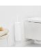 Четка за тоалетна със стойка Brabantia - MindSet, Mineral Fresh White - 7t