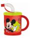 Чаша със сламка и дръжка Disney - Mickey, 210 ml - 1t