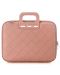 Чанта за лаптоп Bombata - Intrecciato, 15.6''-16'', розова - 1t