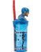 Чаша със сламка и 3D фигура Stor Avengers - Invisible Force, Captain America, 360 ml - 2t