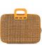 Чанта за лаптоп Bombata - Tweed, 15.6'', жълта - 1t