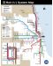 Мини пъзел New York Puzzle от 100 части - Карта на метрото, Чикаго - 1t
