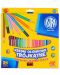 Триъгълни моливи Astra - 24 цвята, с острилка - 1t