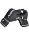 Дамски боксови ръкавици RDX - F6, 12 oz, черни/бели - 7t