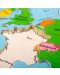 Дървен пъзел Bigjigs - Карта на Европа - 6t
