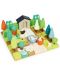 Дървен игрален комплект Tender Leaf Toys - Моята градина, 67 части - 1t