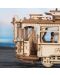 Дървен 3D пъзел Robo Time от 374 части - Трамвай - 4t