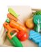 Дървен комплект Iso Trade - Плодове и зеленчуци за рязане - 3t