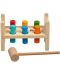 Дървена играчка с чукче Lucy&Leo - Бухал - 4t