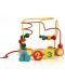 Дървена играчка Acool Toy - Лабиринт с мъниста на колела, Монтесори - 2t