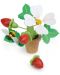 Дървен игрален комплект Tender Leaf Toys - Ягоди в саксия - 2t