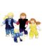 Дървени гъвкави кукли Goki - Младо семейство - 2t