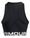 Дамски потник Under Armour - HeatGear Rib Tank, черен - 2t