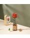 Дървен 3D пъзел Robo Time от 106 части - Червена роза - 2t