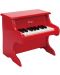Дървено електрическо пиано Hape, червено - 2t