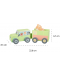 Дървен игрален комплект Orange Tree Toys - Фермерска кола с конче - 5t