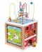 Образователна играчка Lelin - Дидактически куб, Ферма - 3t