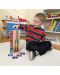 Дървена играчка Melissa & Doug - Гараж-колона с колички - 3t