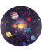 Дървен кръгъл пъзел Bigjigs - Слънчевата система, 50 части - 1t
