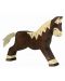 Дървена фигурка Holztiger - Тичащ кон, тъмнокафяв - 1t