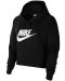 Дамски суитшърт Nike - Sportswear Club Fleece , черен - 1t