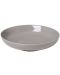 Дълбока порцеланова чиния Blomus - Ro, 22 cm, 720 ml, сивa - 1t
