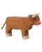 Дървена фигурка Holztiger - Стоящо говедо - 1t