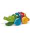 Дървена играчка за дърпане PlanToys - Алигатор, дъга  - 1t