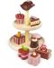 Дървен игрален комплект Tender Leaf Toys - Поставка с шоколадови бонбони - 2t