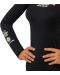 Дамска блуза за плуване с дълъг ръкав Cressi - Rash Guard, черна - 3t