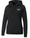 Дамски суитшърт Puma - ESS+ Embroidery Hoodie FL  черен - 1t